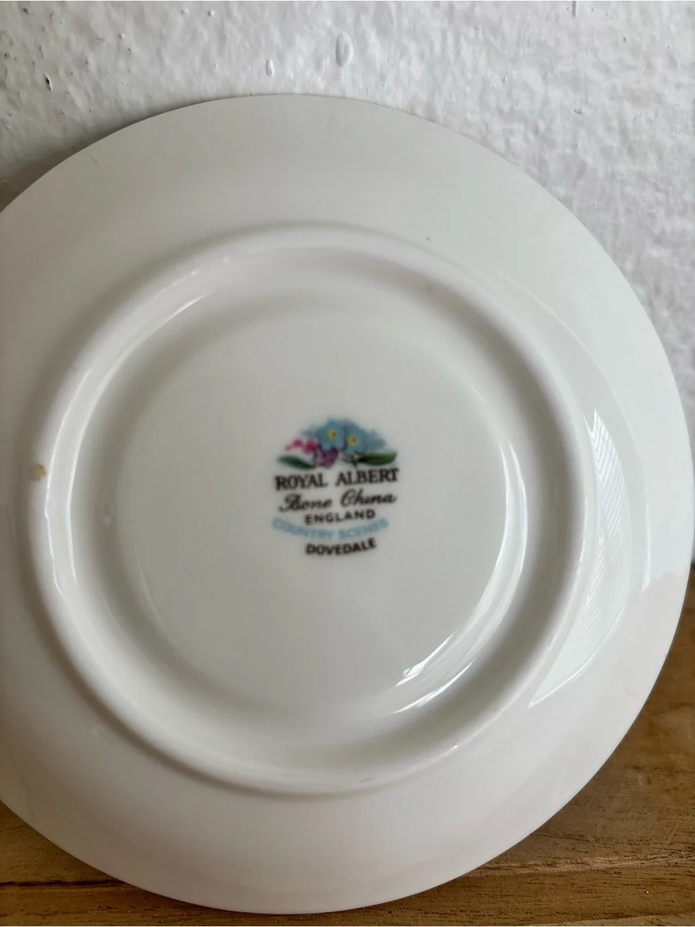 Royal Albert Saucer Dovedale Country Scenes VTG Bone China Replacement England